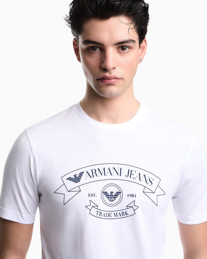 Armani Jeans jersey T-shirt with print