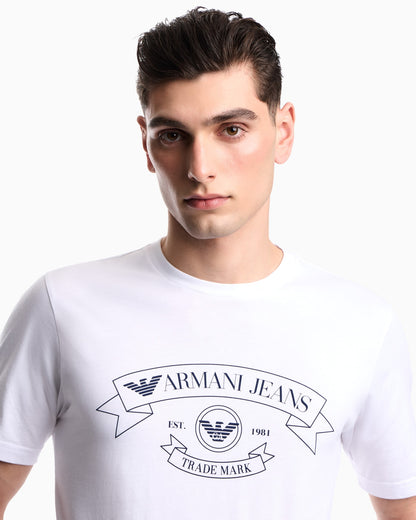 Armani Jeans jersey T-shirt with print