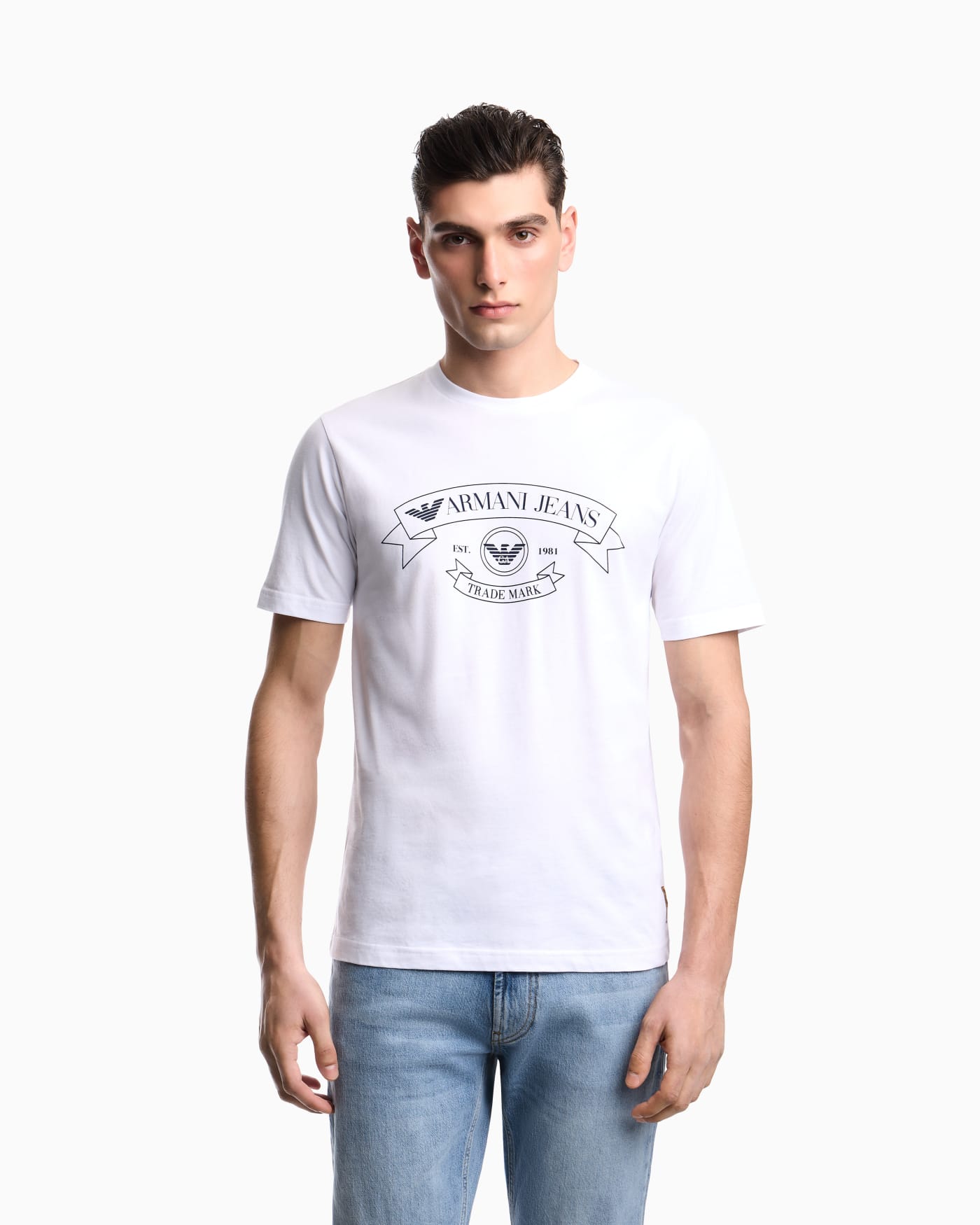 Armani Jeans jersey T-shirt with print