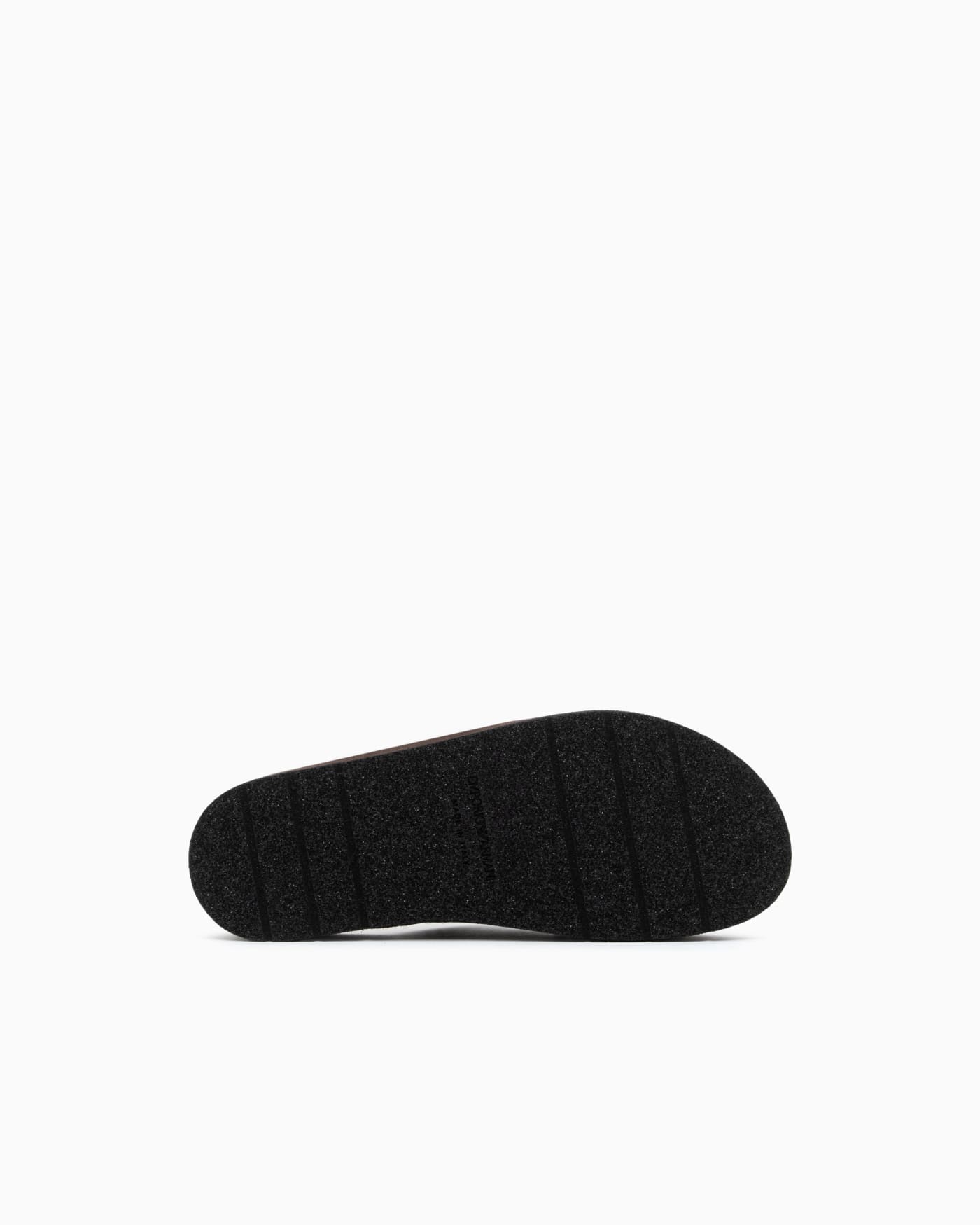 Velour suede flip-flop sandals