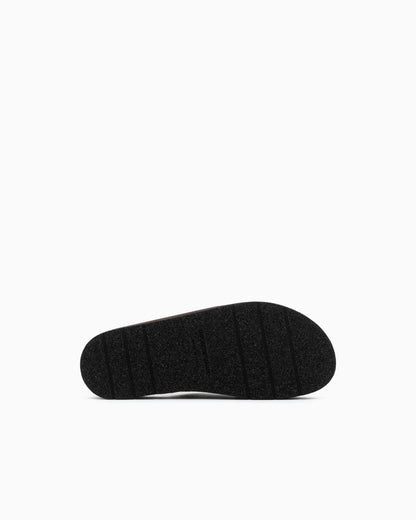 Velour suede flip-flop sandals