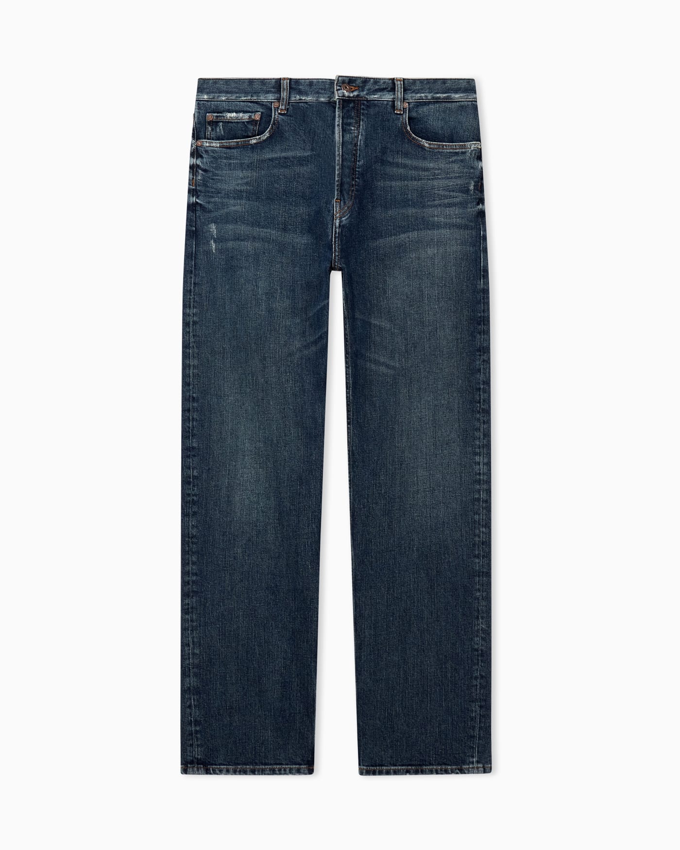 Five-pocket jeans regular fit with stone wash