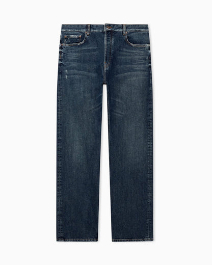 Five-pocket jeans regular fit with stone wash