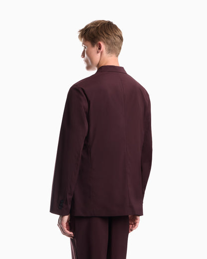 Regular fit blazer in stretch fabric