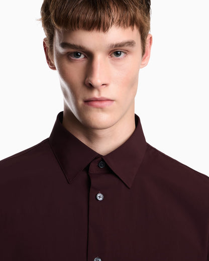 Regular fit shirt in stretch fabric