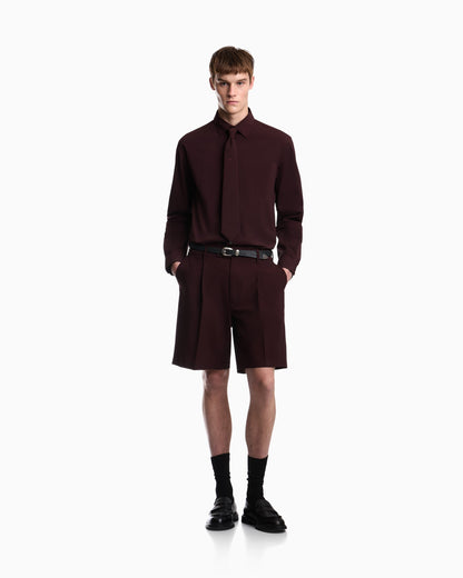 Regular fit shirt in stretch fabric