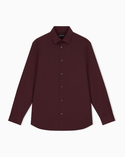 Regular fit shirt in stretch fabric
