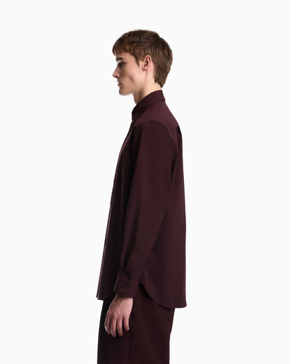 Regular fit shirt in stretch fabric