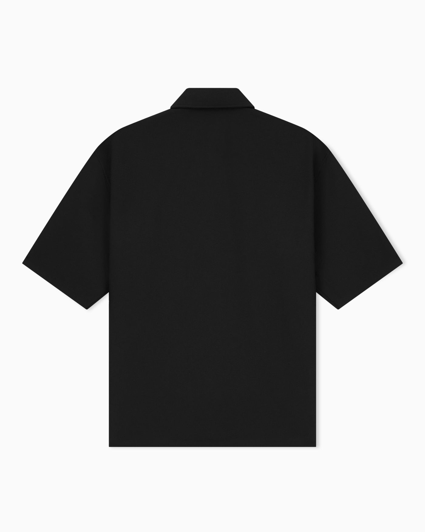 Seersucker shirt with down padding and rib details