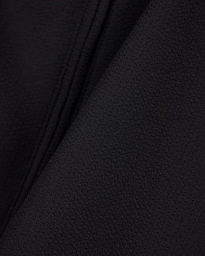 Blouson jacket seersucker with down and feather padding