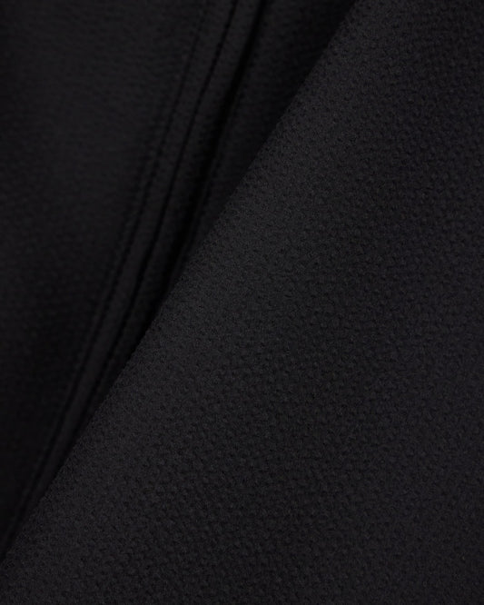 Blouson jacket seersucker with down and feather padding