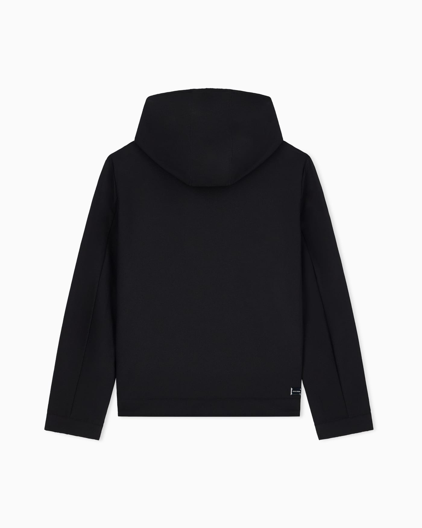 Blouson jacket seersucker with down and feather padding
