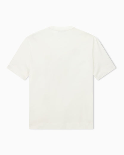 Lyocell blend jersey T-shirt with graffiti eagle logo print