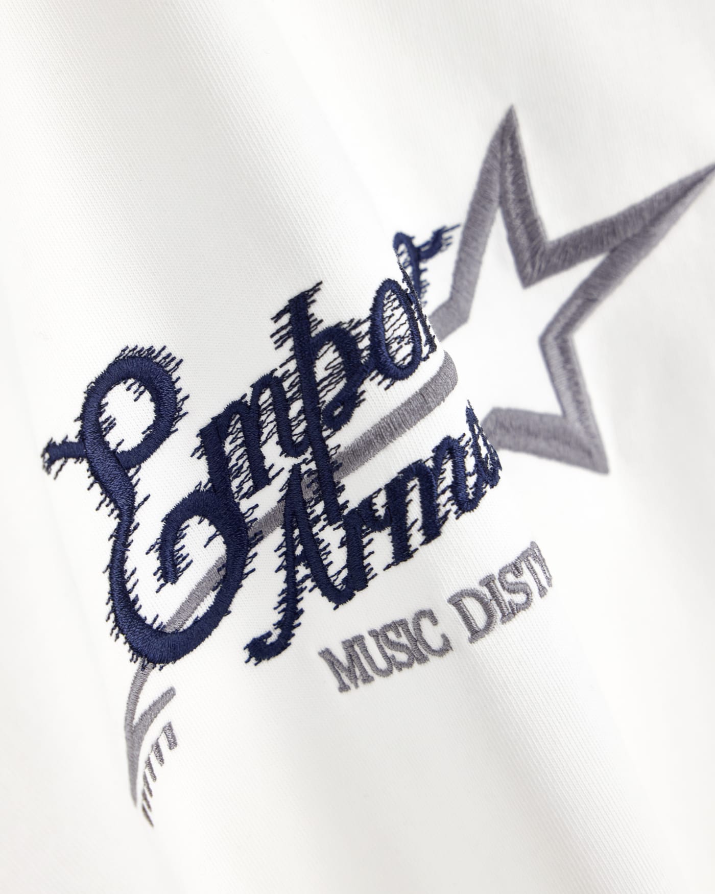 Heavy jersey T-shirt with embroidered logo