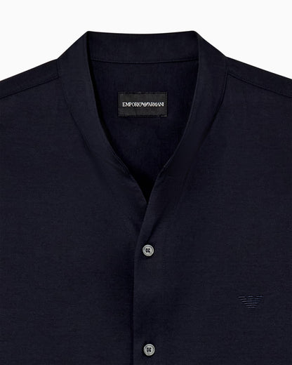 Shirt in cotton jersey with regular fit