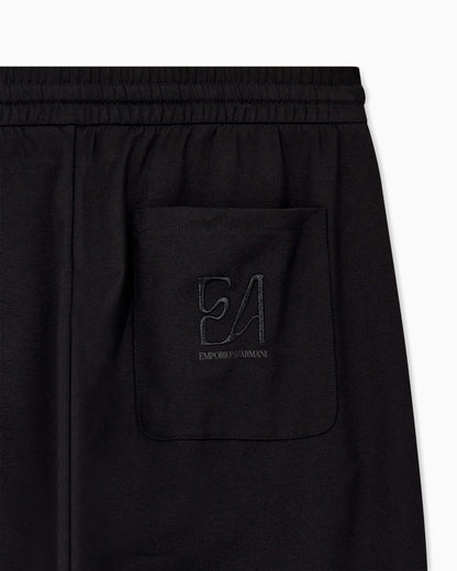 Trousers with regular fit in interlock jersey