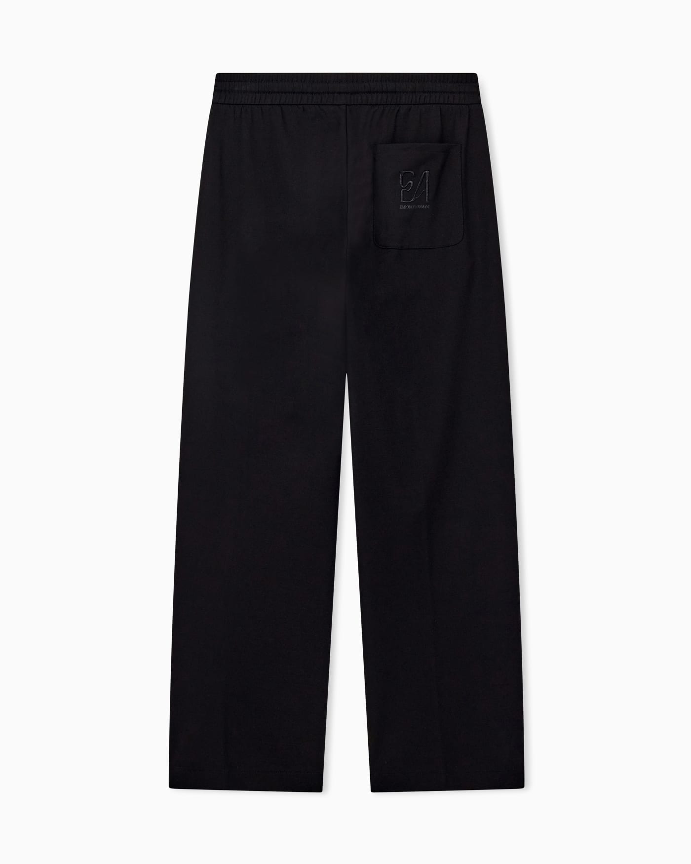 Trousers with regular fit in interlock jersey