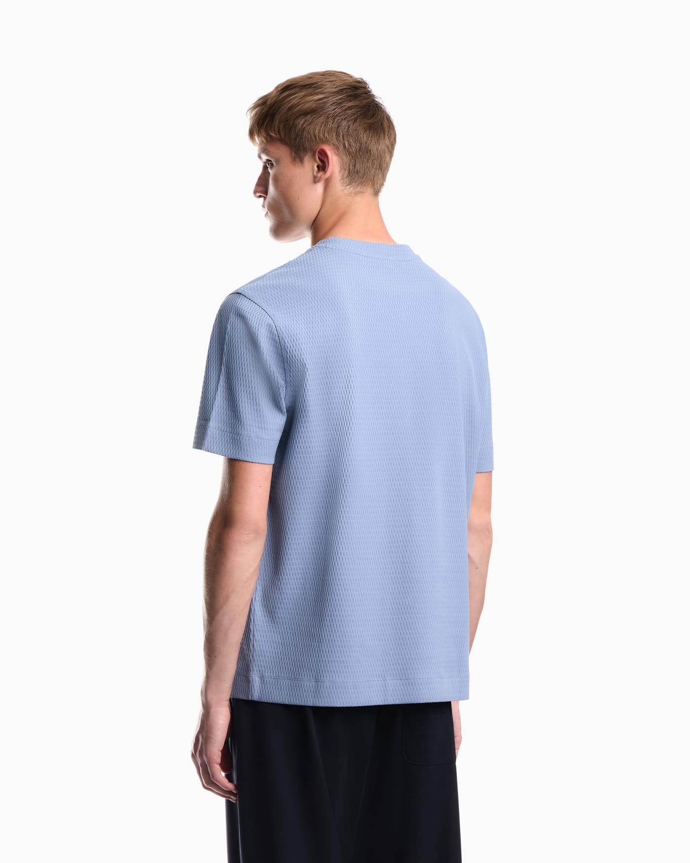 Jersey jacquard T-shirt