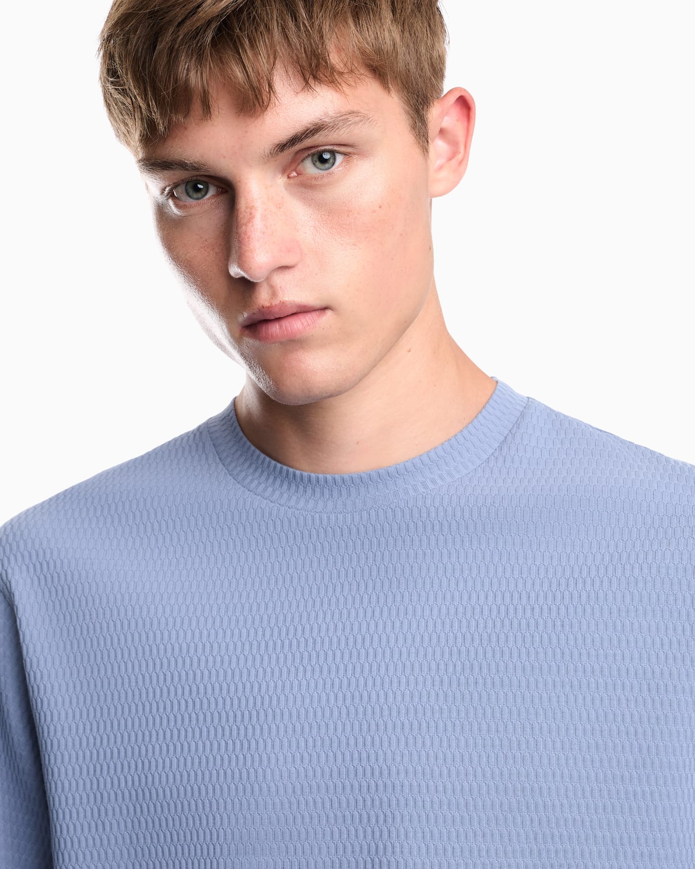 Jersey jacquard T-shirt