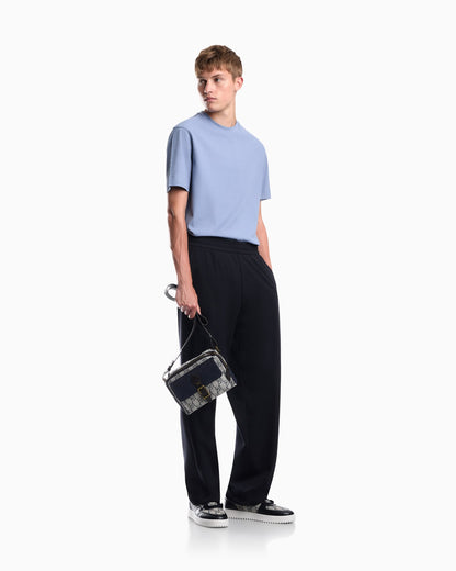 Jersey jacquard T-shirt