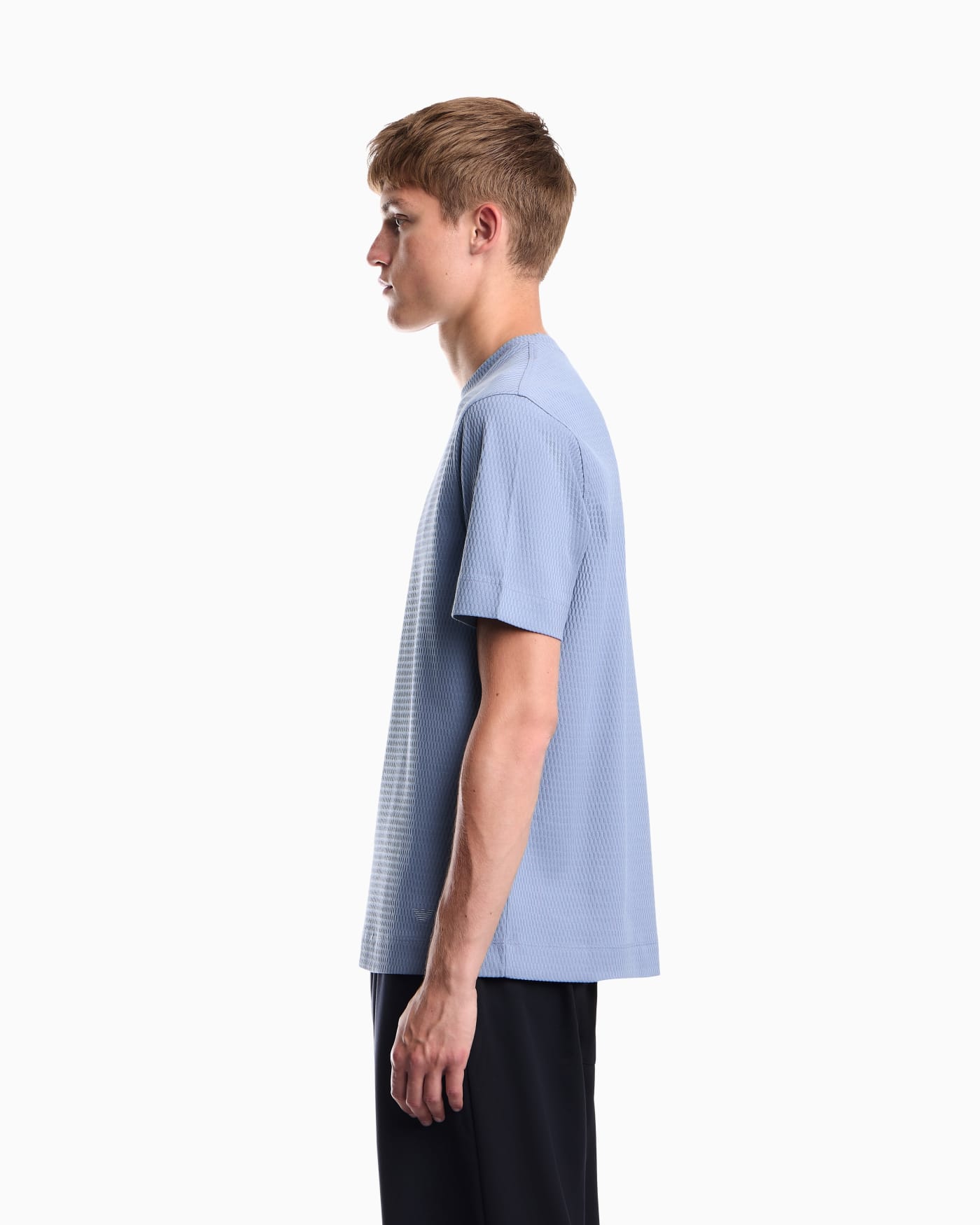Jersey jacquard T-shirt