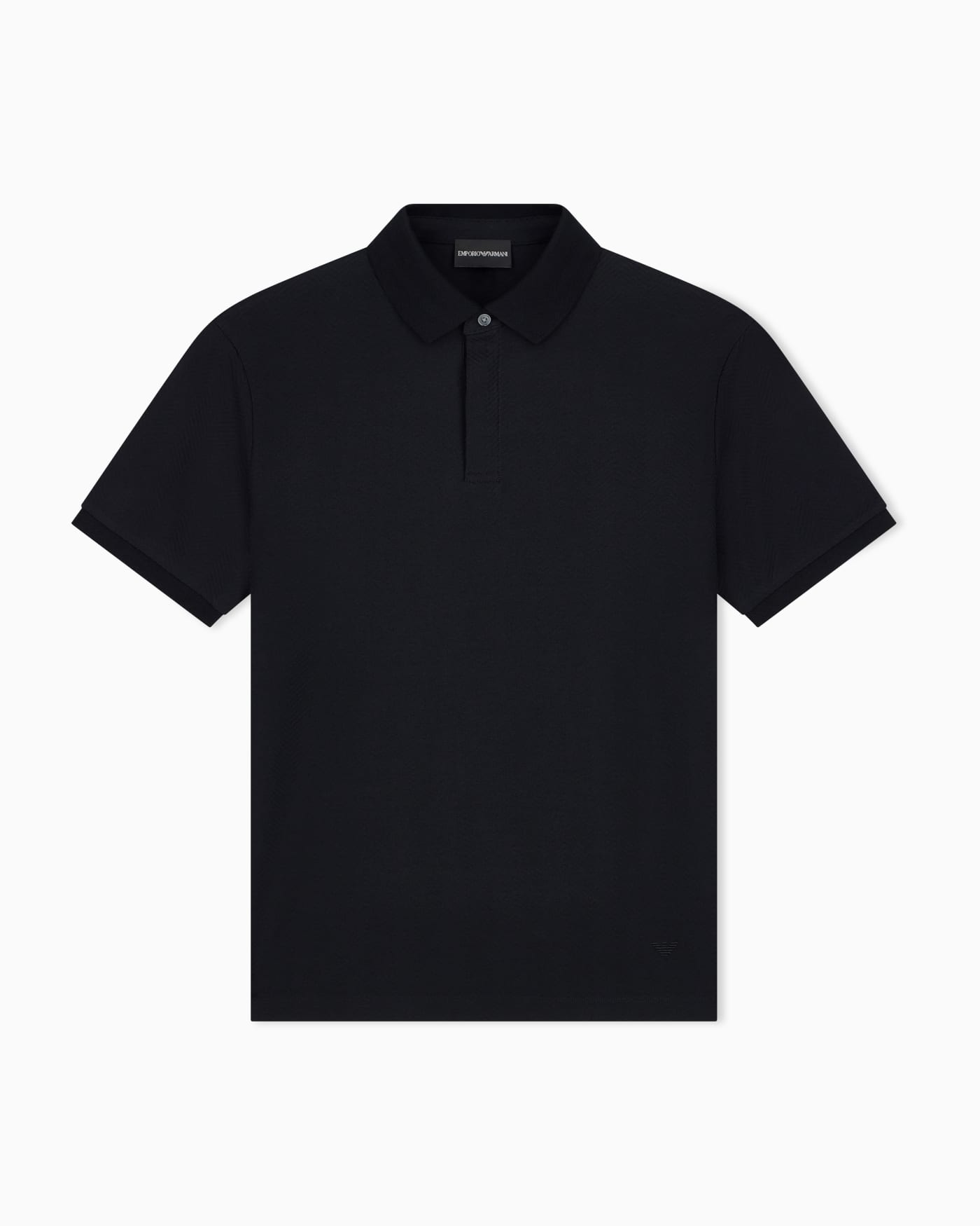 Jacquard jersey polo