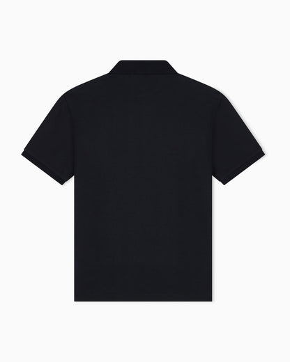 Jacquard jersey polo