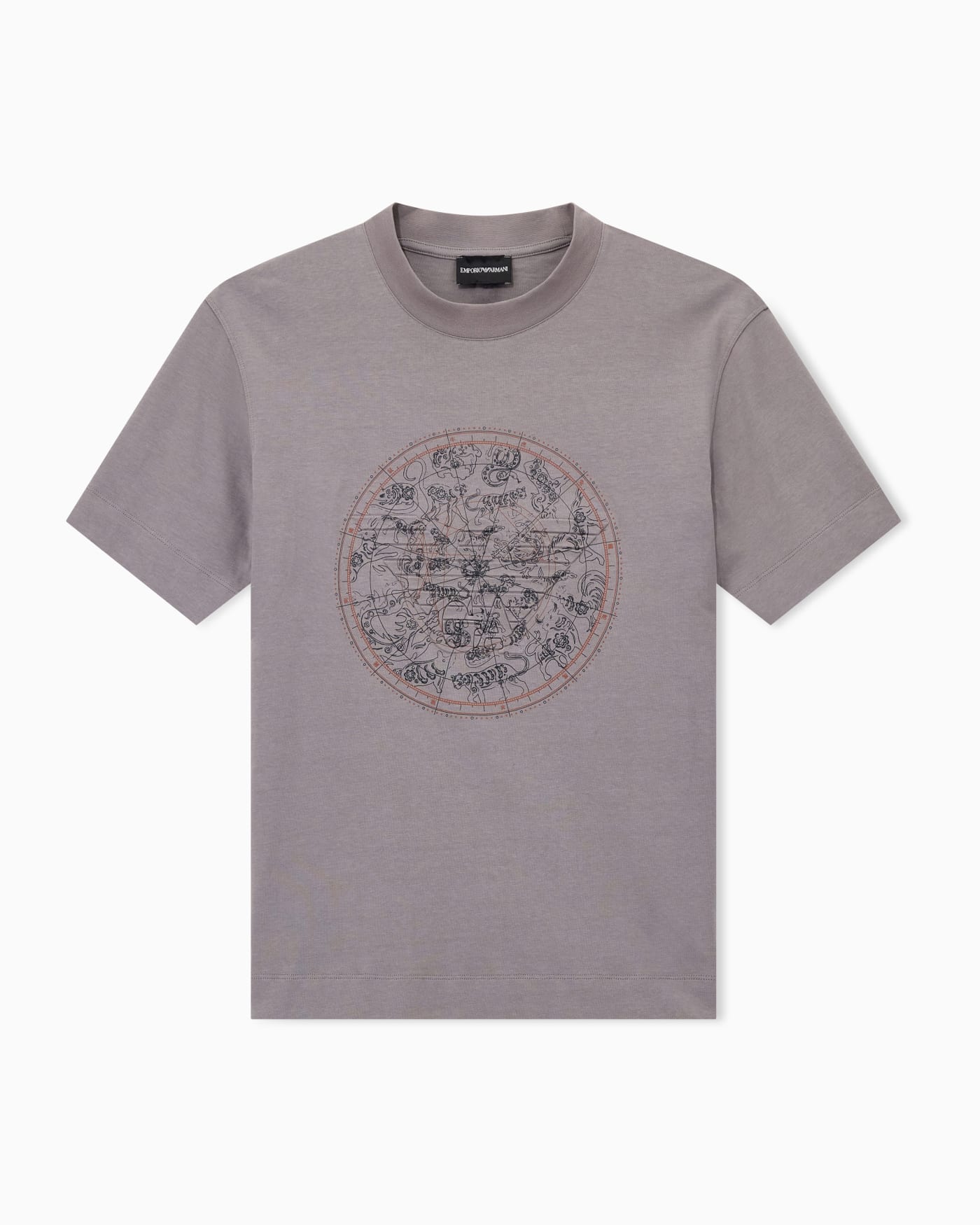 Heavy jersey T-shirt with print and eagle Hong Kong Capsule collection