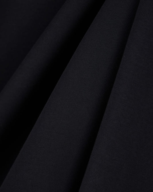 Double jersey sweatshirt with contrasting logo