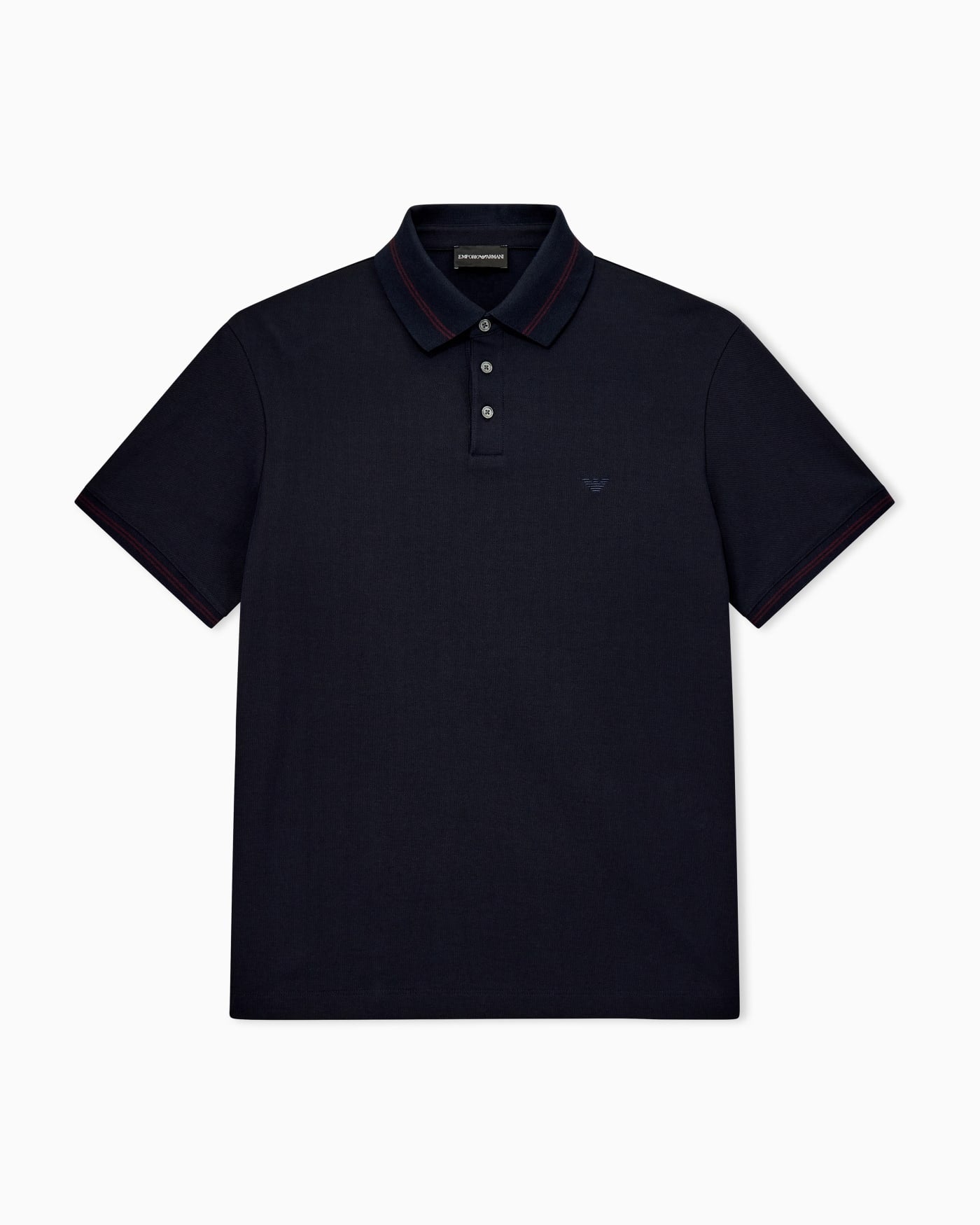 Piqué polo with embroidered logo