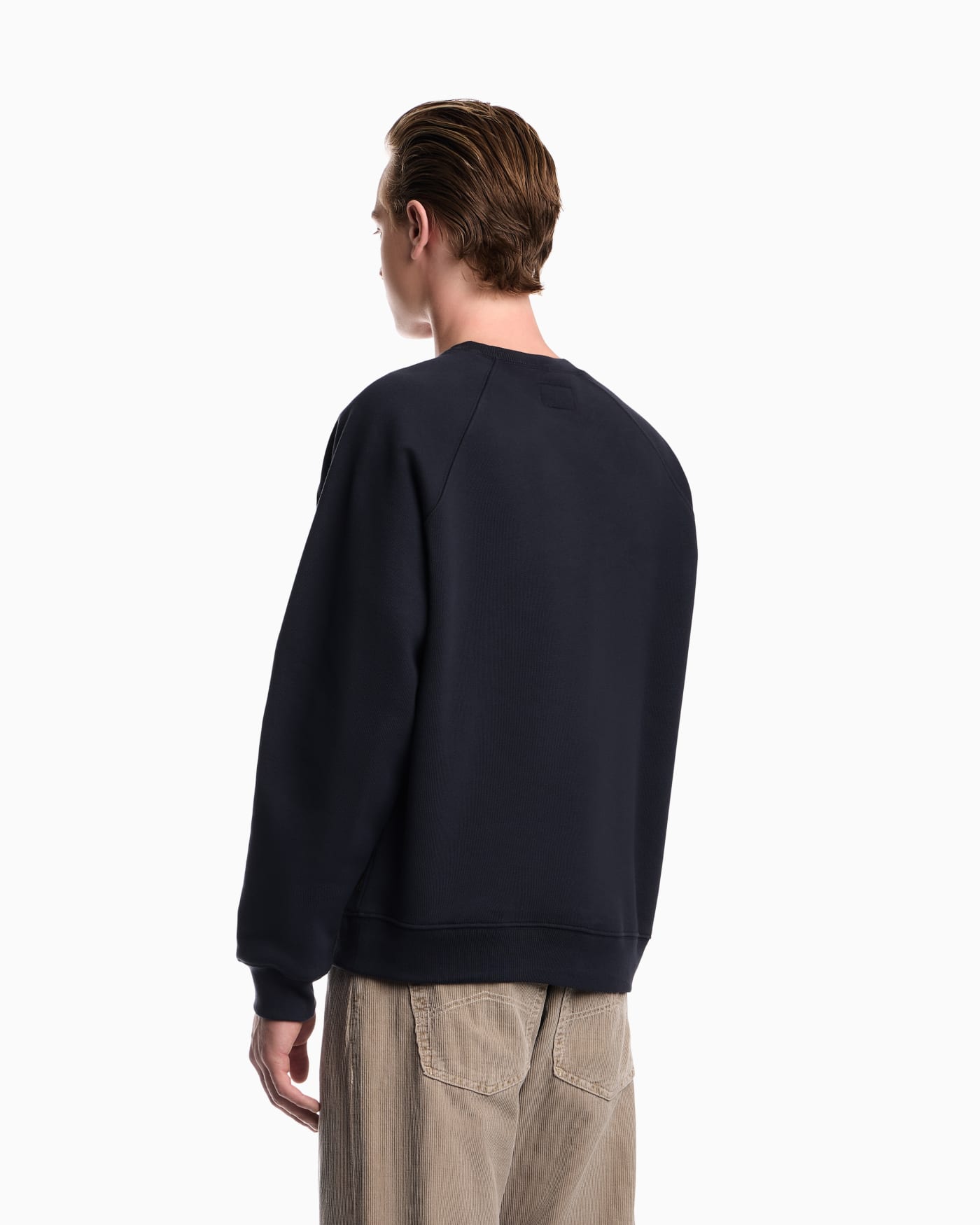 Armani jeans print jersey sweatshirt