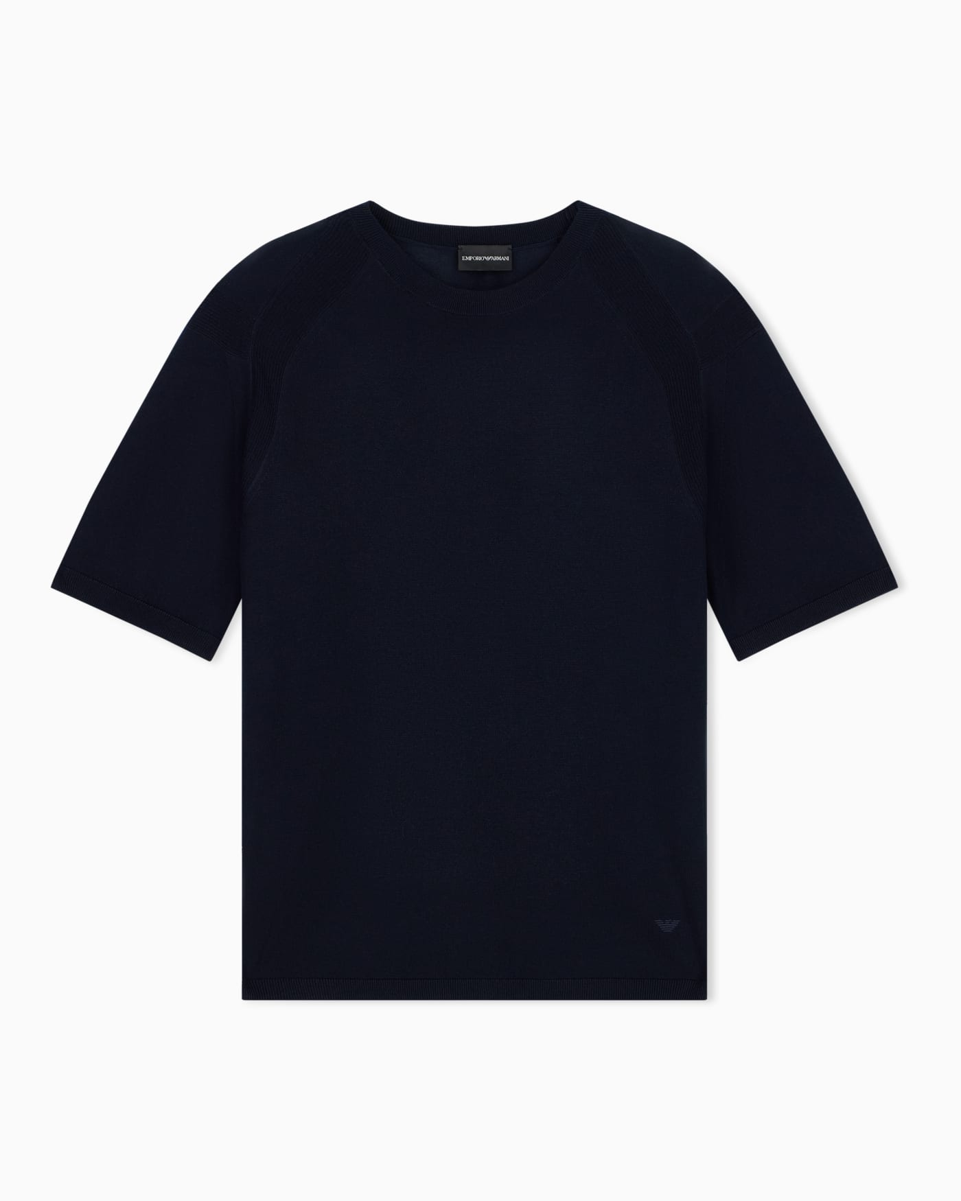 Sweater in lyocell and virgin wool blend