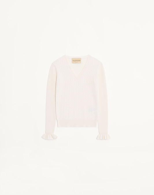 Embroidered Cashmere Jumper