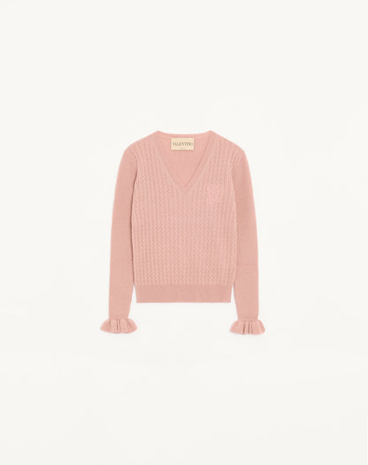 Embroidered Cashmere Jumper