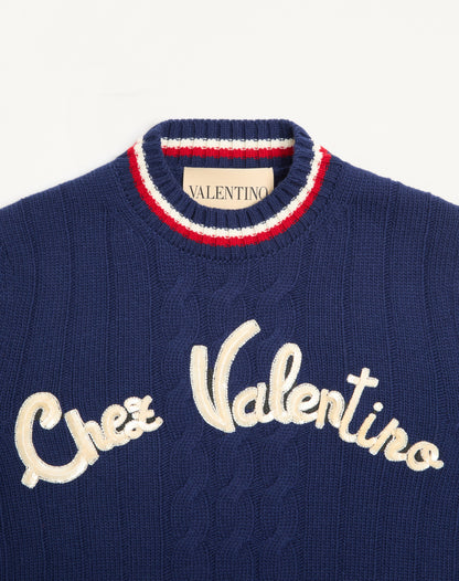 Embroidered Wool Jumper