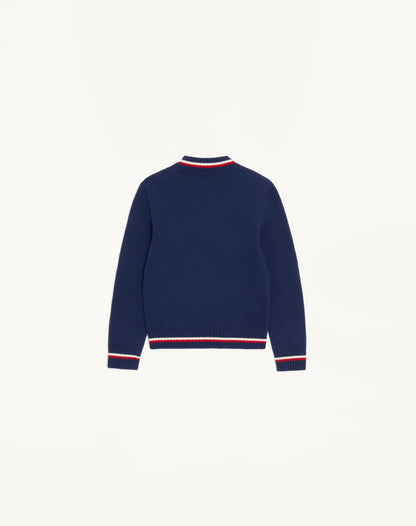 Embroidered Wool Jumper