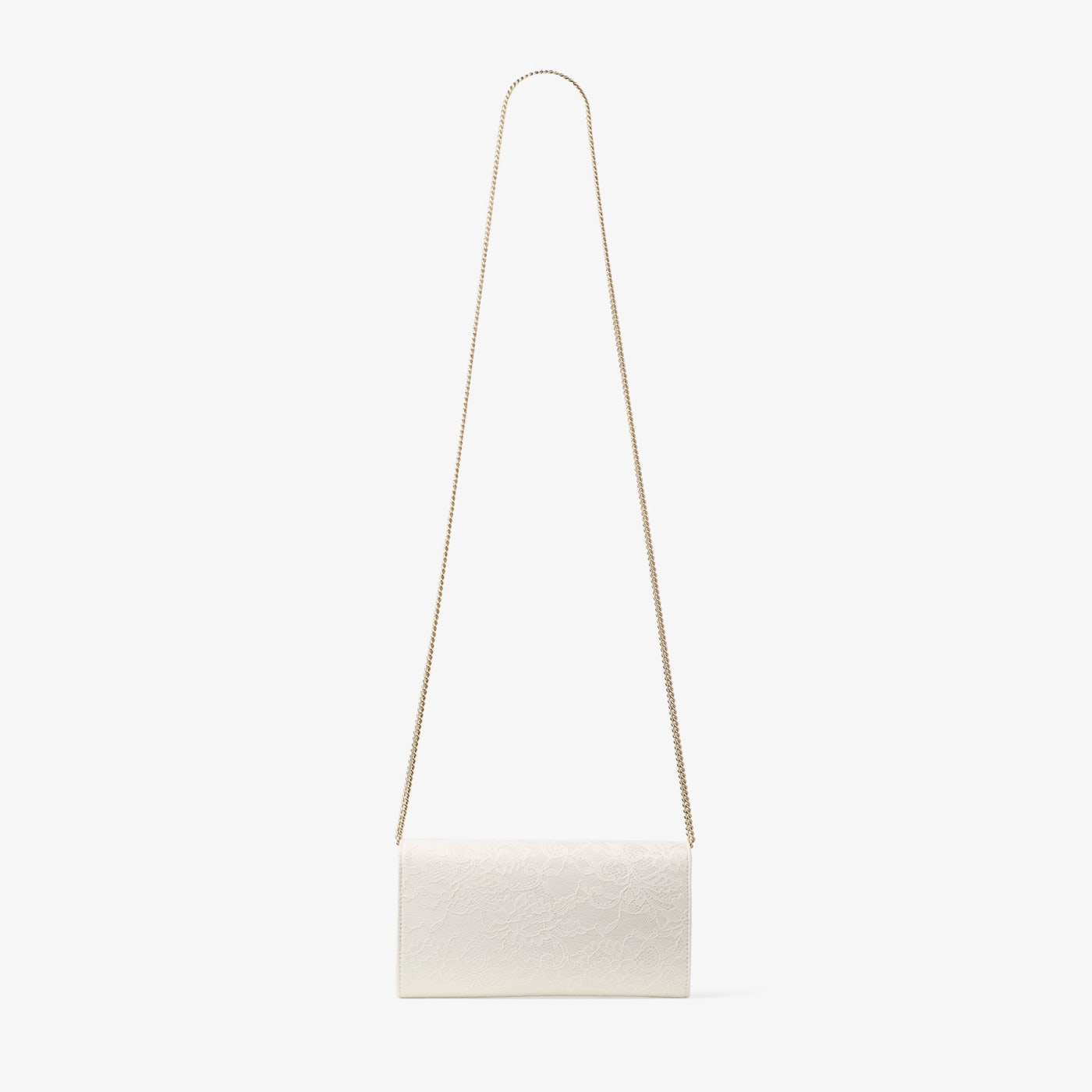 Emmie Ivory Jimmy Choo Lace Clutch Bag