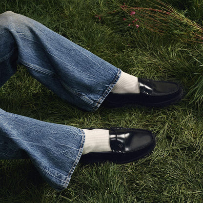 Ethan Loafer Black Box Calf Leather Loafer