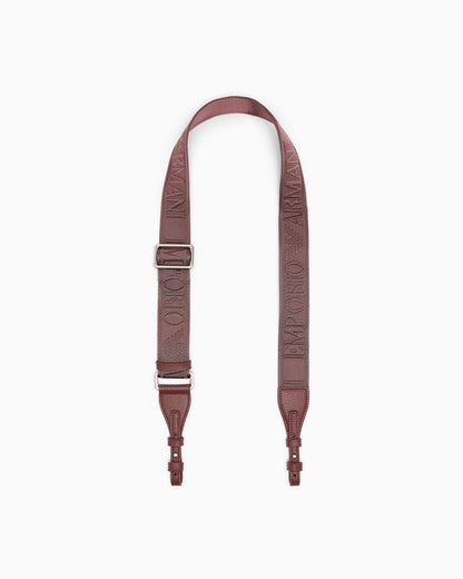 Shopping bag with a pebbled texture and dual top handles