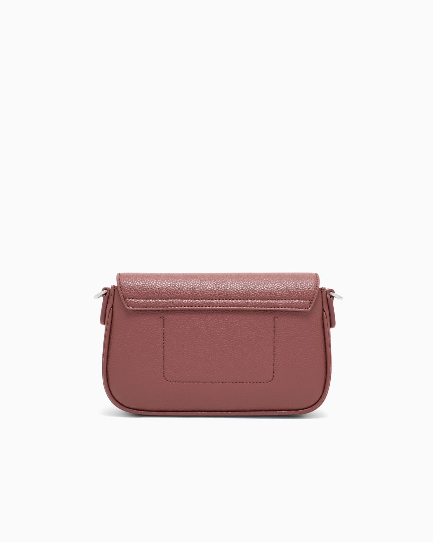 Wallet on chain with pebbled texture and adjustable strap