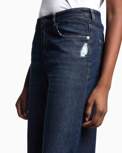J8B relaxed-fit, vintage-look denim jeans