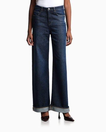 J8B relaxed-fit, vintage-look denim jeans