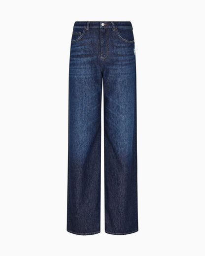 J8B relaxed-fit, vintage-look denim jeans