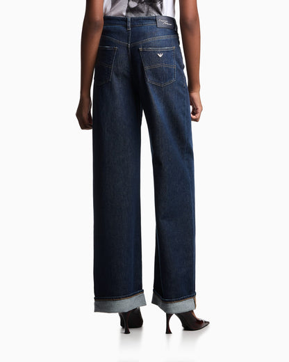 J8B relaxed-fit, vintage-look denim jeans