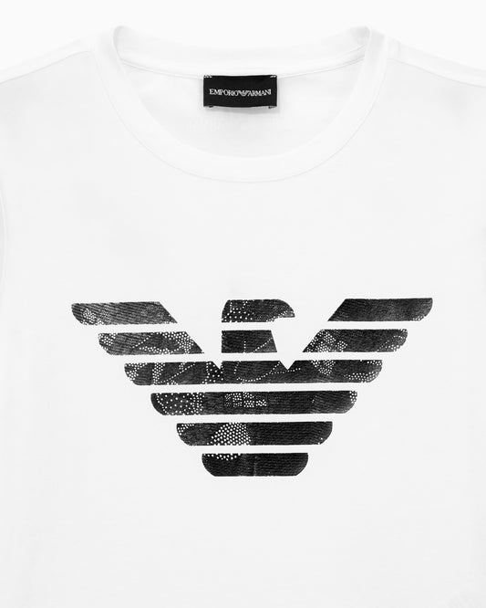 T-shirt regular fit in lightweight stretch cotton jersey