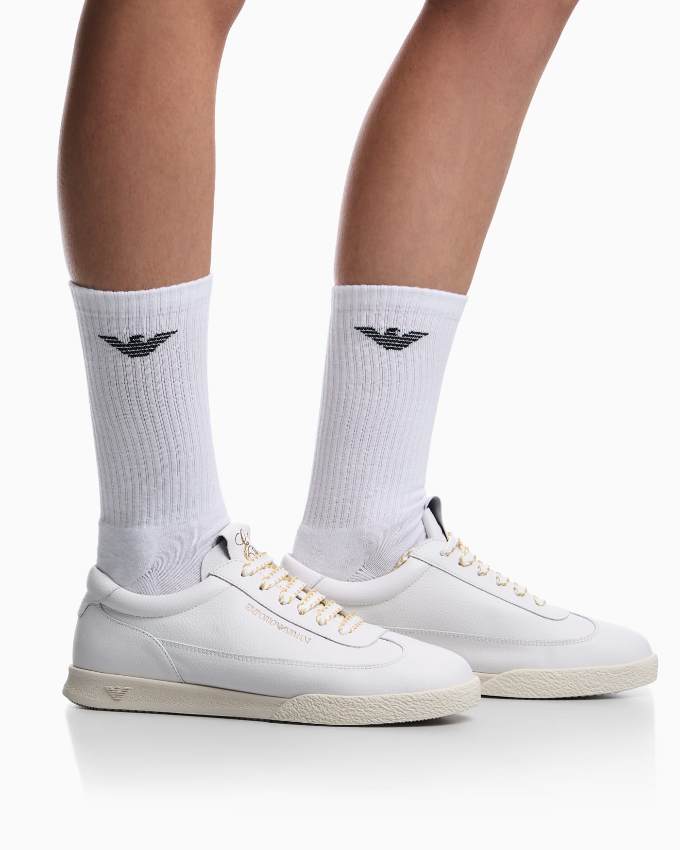 Leather sneakers
