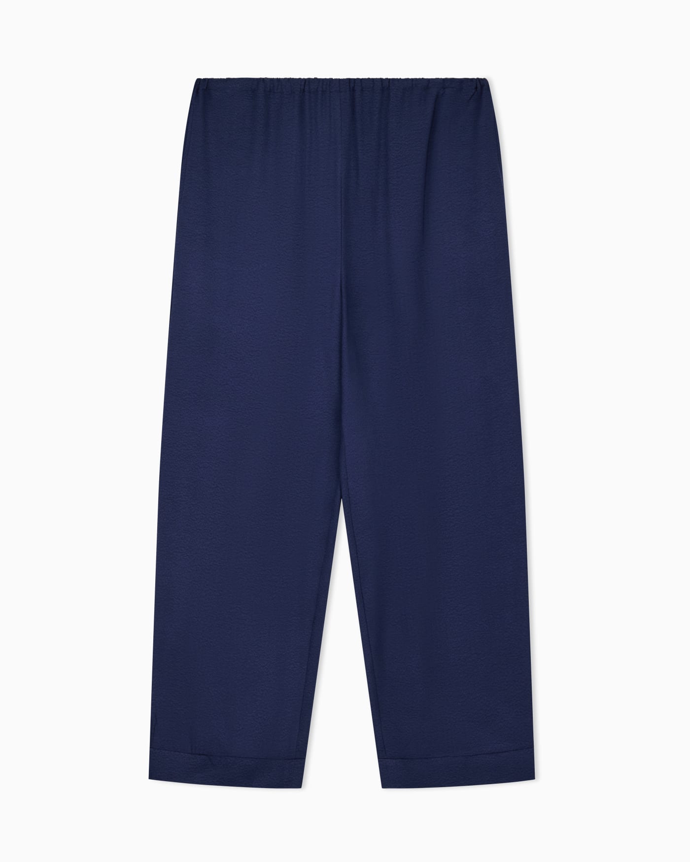 flowing micro leopard spot jacquard trousers