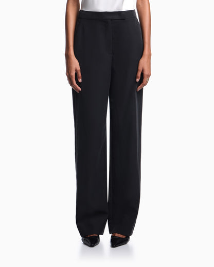 Crepe palazzo trousers