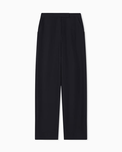 Crepe palazzo trousers