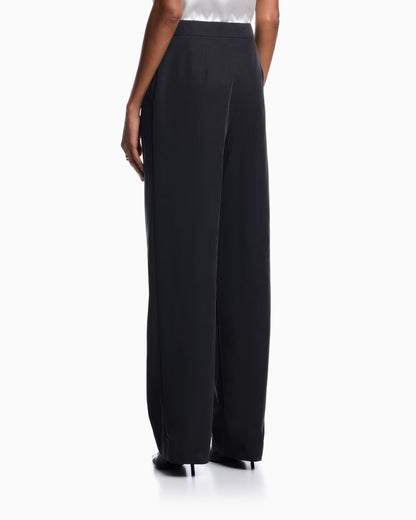 Crepe palazzo trousers